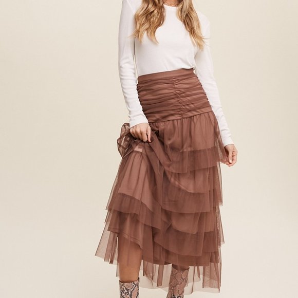 Vici Dresses & Skirts - NEW - BECKY CINCHED MAXI SKIRT